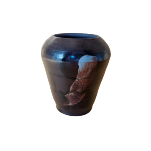 VASO IN GRES NERO
